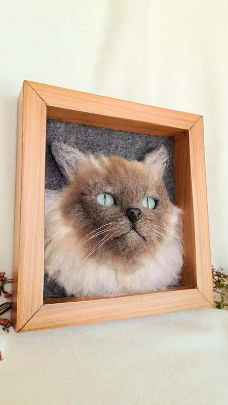 Framed Wool Portrait Showcase